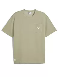 PUMA | T-shirt da uomo CLASS Relaxed Pinnacle | Verde chiaro