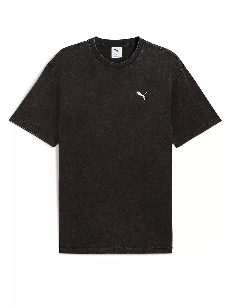 PUMA | T-shirt da uomo ESS ELEVATED Relaxed Wash | Nero