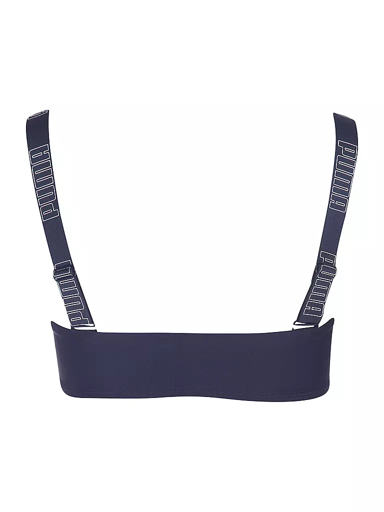 PUMA | Top bikini a fascia da donna | Blu scuro