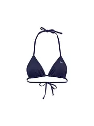 PUMA | Top bikini da donna a triangolo | Blu scuro