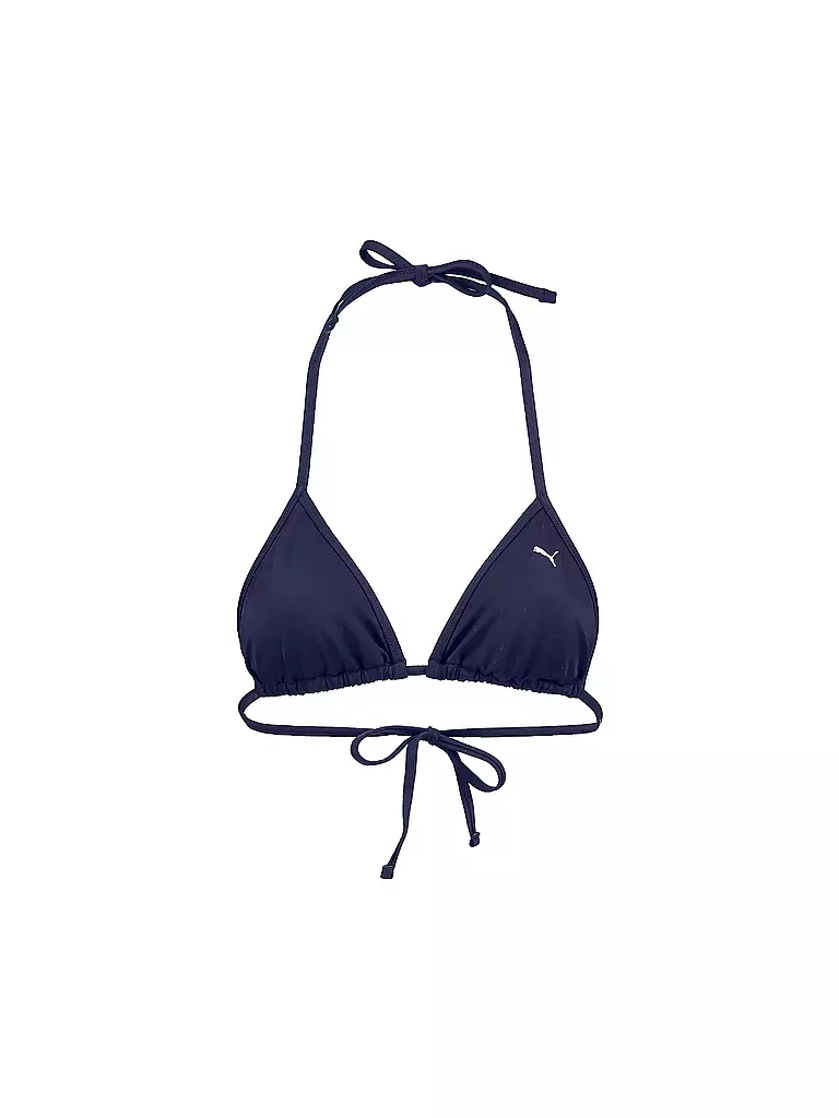 PUMA | Top bikini a triangolo da donna | Blu scuro