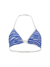 PUMA | Bikinioberteil da donna Printed Triangle | Blu