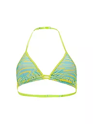 PUMA | Bikinioberteil da donna Printed Triangle | Giallo