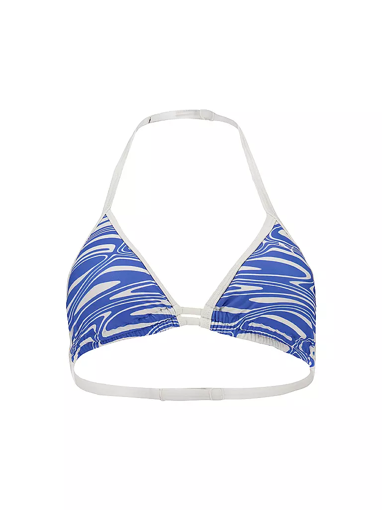 PUMA | Top bikini da donna a triangolo stampato | Blu