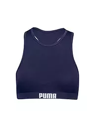 PUMA | Top bikini racerback da donna | Blu scuro