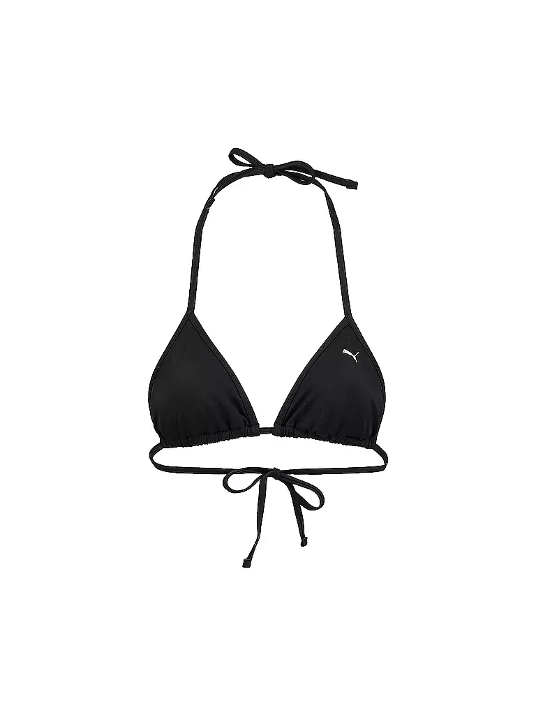 PUMA | Top bikini triangolo da donna | Nero