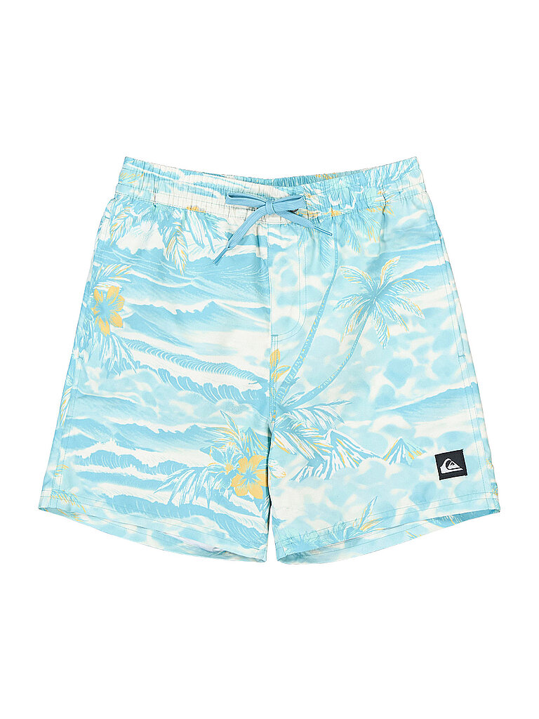 Pantaloncini da bagno da ragazzo Everyday Printed Volley 14 azzurro 134-146