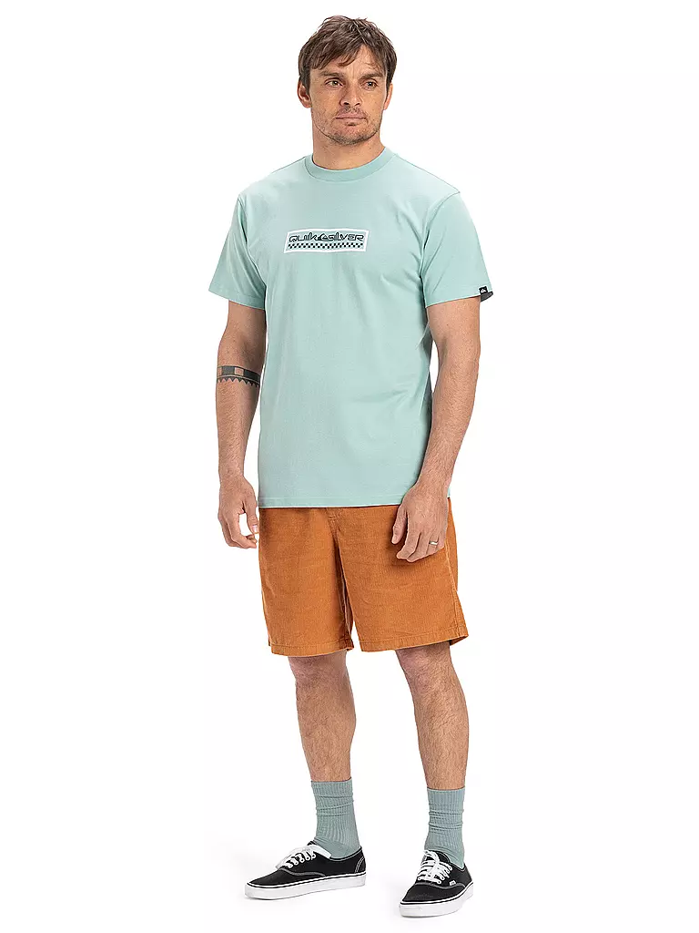 QUIKSILVER | Beachshirt da uomo Ev Sun Dagger | Menta