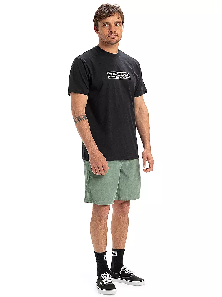 QUIKSILVER | Beachshirt da uomo Ev Sun Dagger | Nero