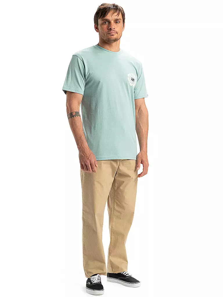 QUIKSILVER | Beachshirt da uomo Evo Roads End | Blu chiaro