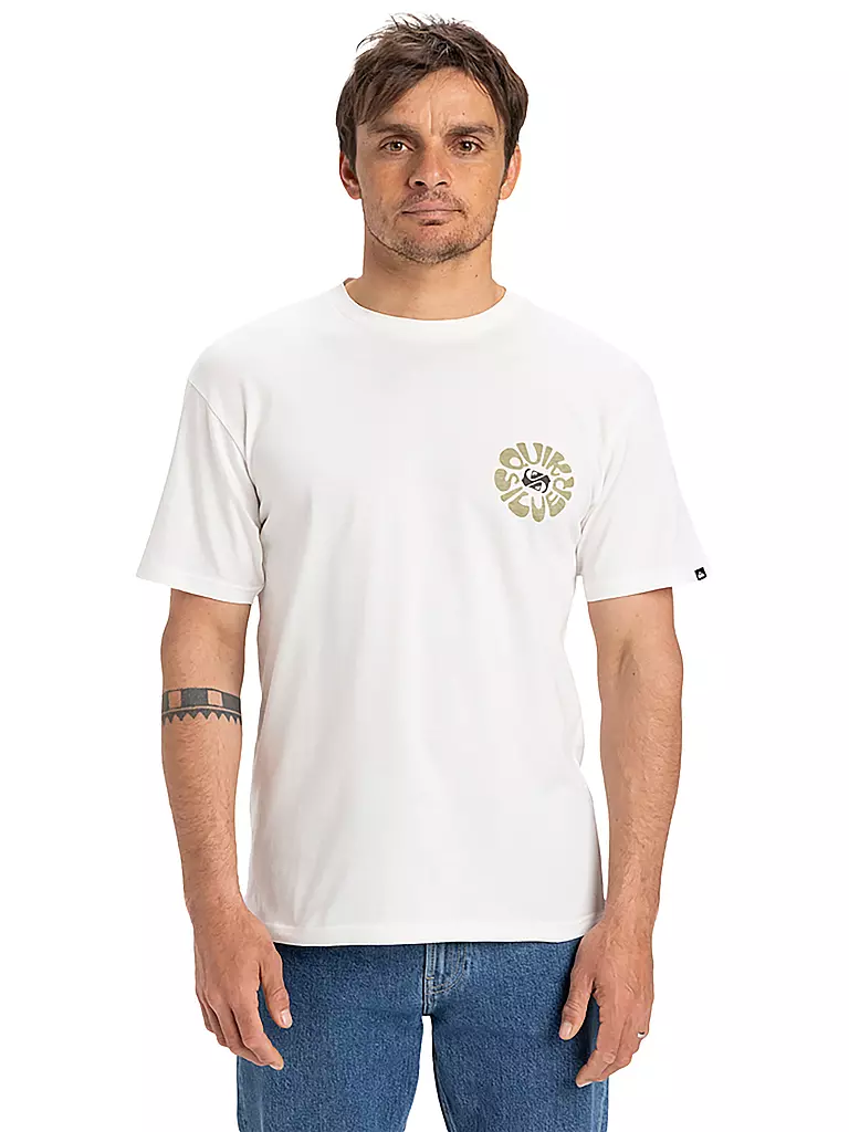 QUIKSILVER | Beachshirt Evo Roads End da uomo | Bianco