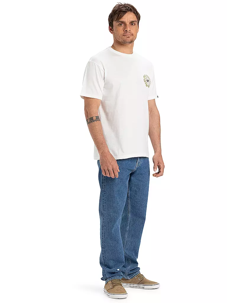 QUIKSILVER | Beachshirt Evo Roads End da uomo | Bianco