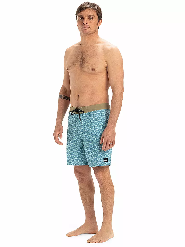 QUIKSILVER | Beachshort da uomo Surfsilk Straight Leg 18 | Blu chiaro