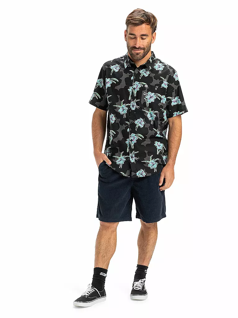 QUIKSILVER | Beachshort da uomo Taxer Cord Bermuda 18" | Blu scuro