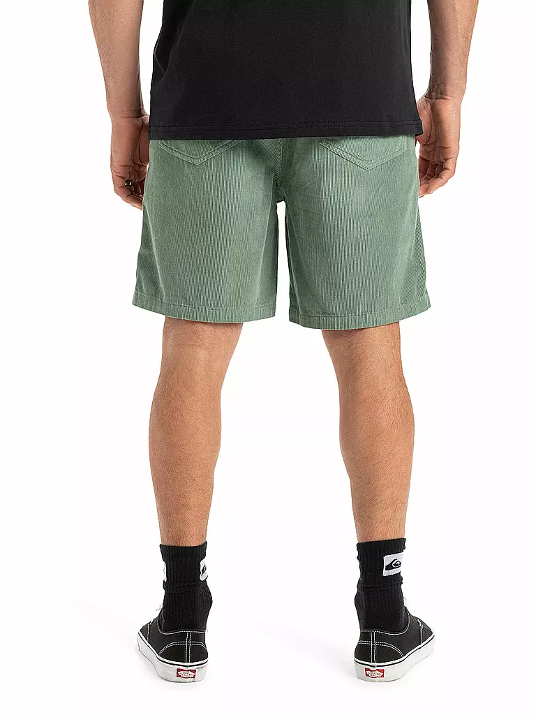 QUIKSILVER | Beachshort da uomo Taxer Cord Bermuda 18" | Verde chiaro