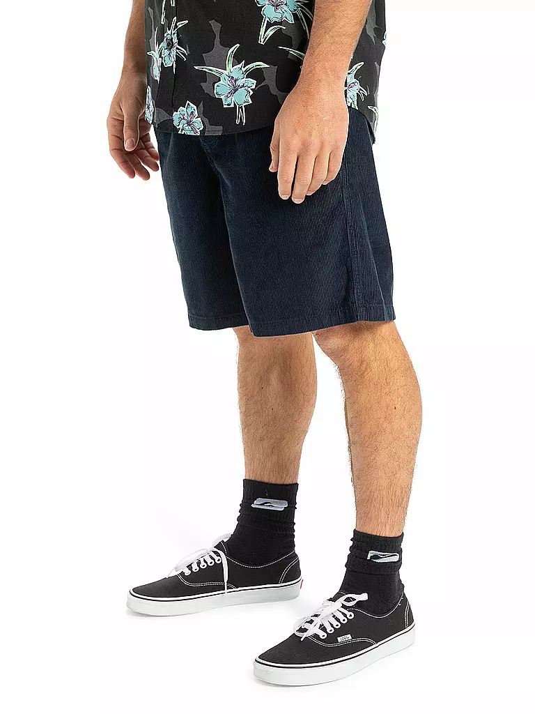 QUIKSILVER | Beachshort da uomo Taxer Cord Bermuda 18" | Blu scuro