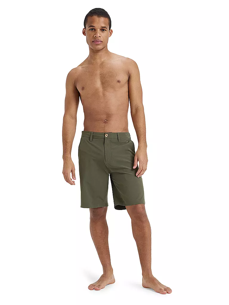 QUIKSILVER | Beachshort da uomo Union Amphibian 20" | Oliva