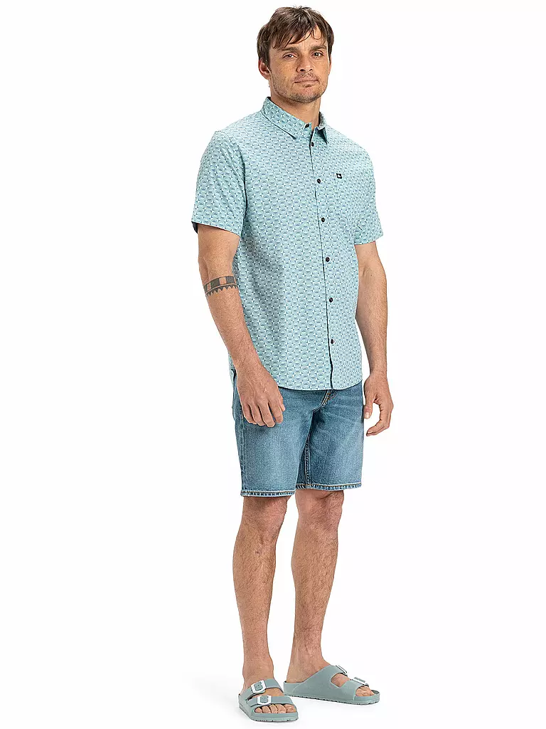 QUIKSILVER | Camicia da spiaggia da uomo Apero Organic Classic | Blu chiaro