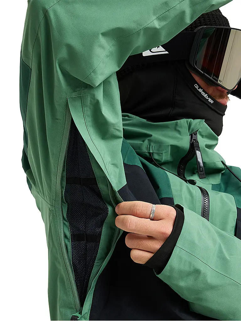 QUIKSILVER | Giacca da snowboard da uomo Forever Stretch GORE-TEX | Verde