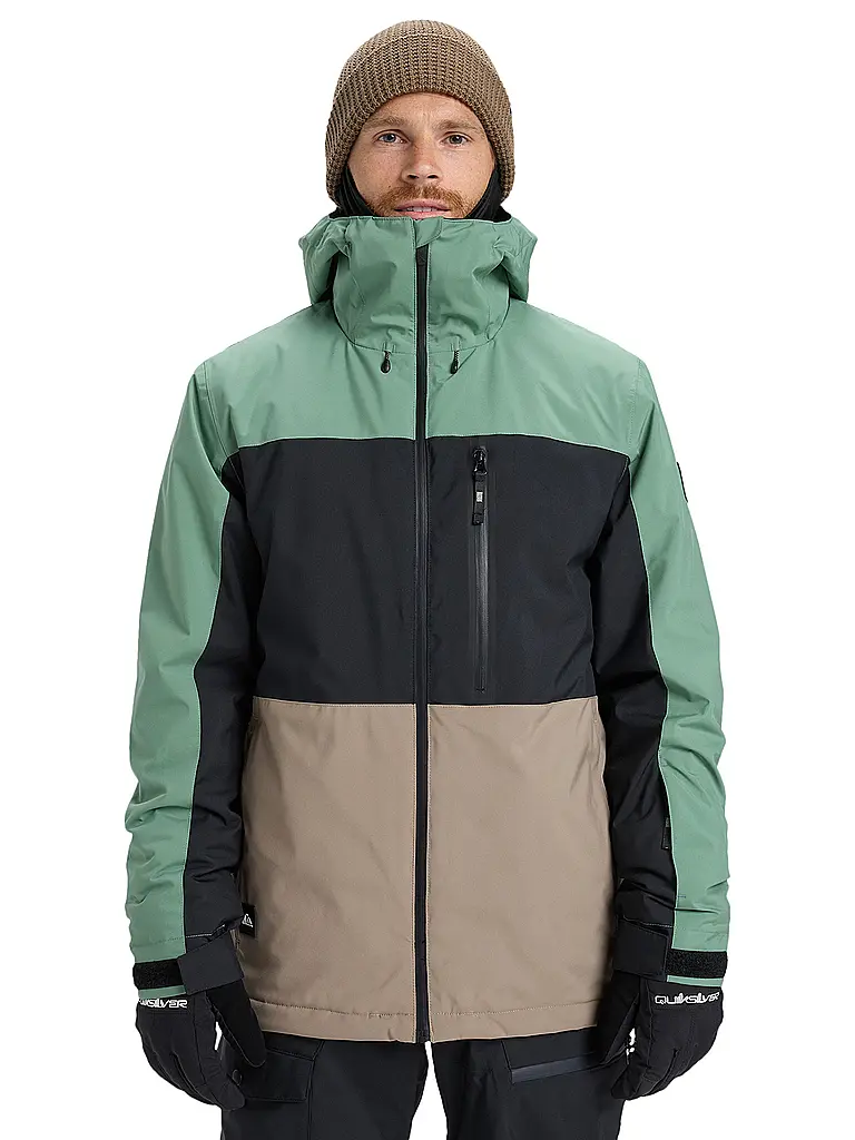 QUIKSILVER | Giacca da snowboard da uomo Sycamore Block 20K | Verde