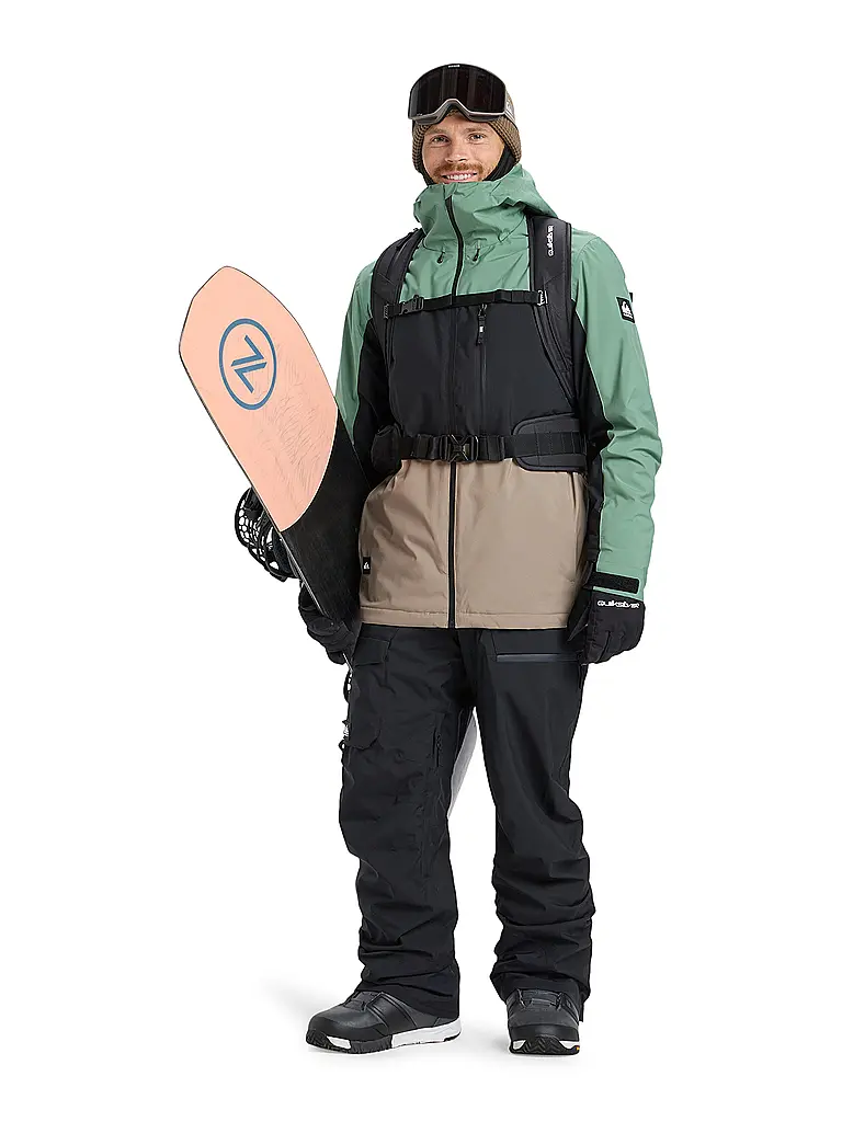 QUIKSILVER | Giacca da snowboard da uomo Sycamore Block 20K | Verde