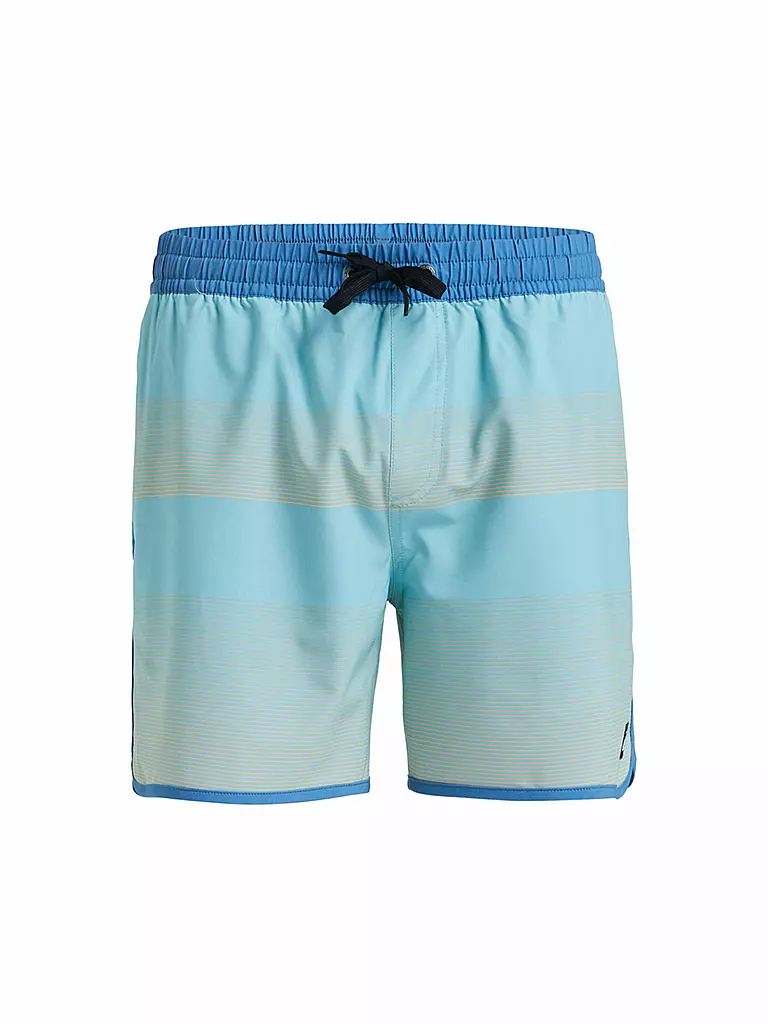 QUIKSILVER | Pantaloncini da bagno da uomo Surfsilk Scallop Volley 16 | Blu chiaro