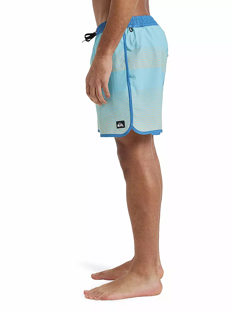 QUIKSILVER | Pantaloncini da bagno da uomo Surfsilk Scallop Volley 16 | Blu chiaro