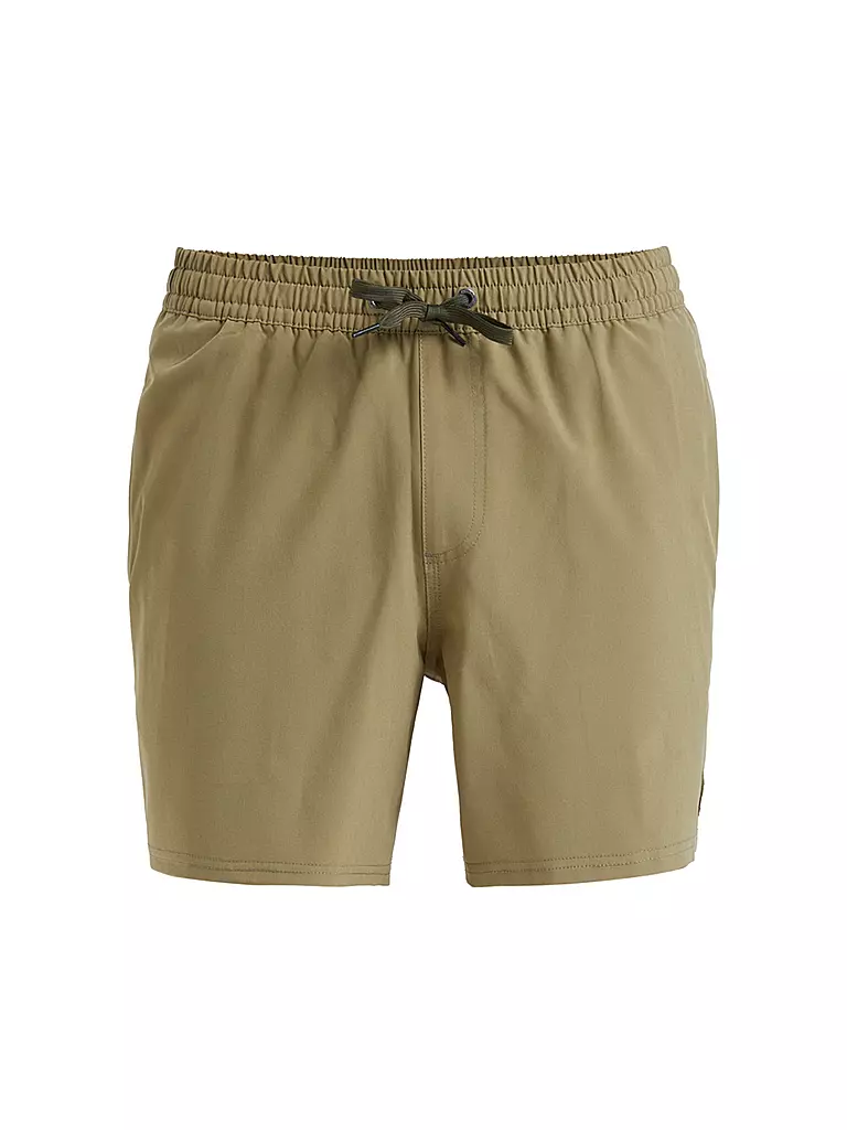 QUIKSILVER | Pantaloncini da bagno da uomo Surfsilk Solid 16" | Oliva