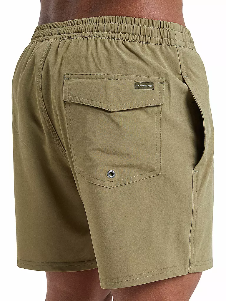 QUIKSILVER | Pantaloncini da bagno da uomo Surfsilk Solid 16" | Oliva