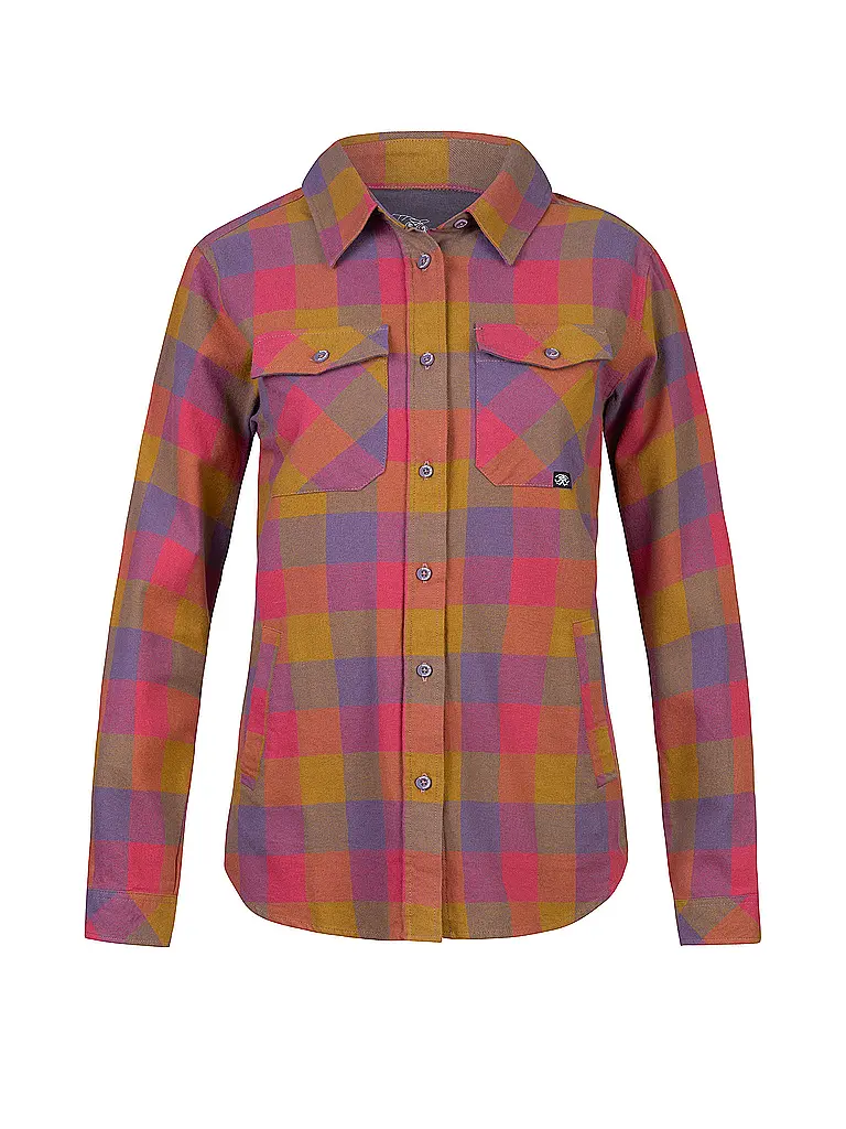 RAFIKI | Camicia da arrampicata da donna Mojarra Flannel | Rosso