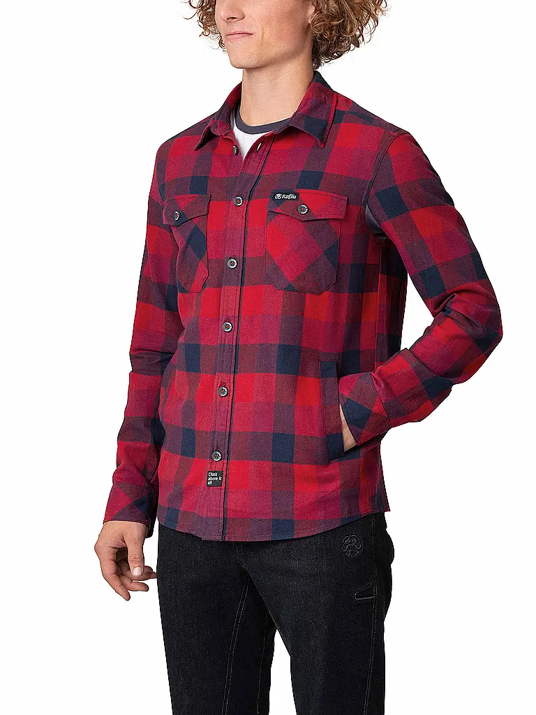 RAFIKI | Camicia da arrampicata da uomo Virage Flannel |