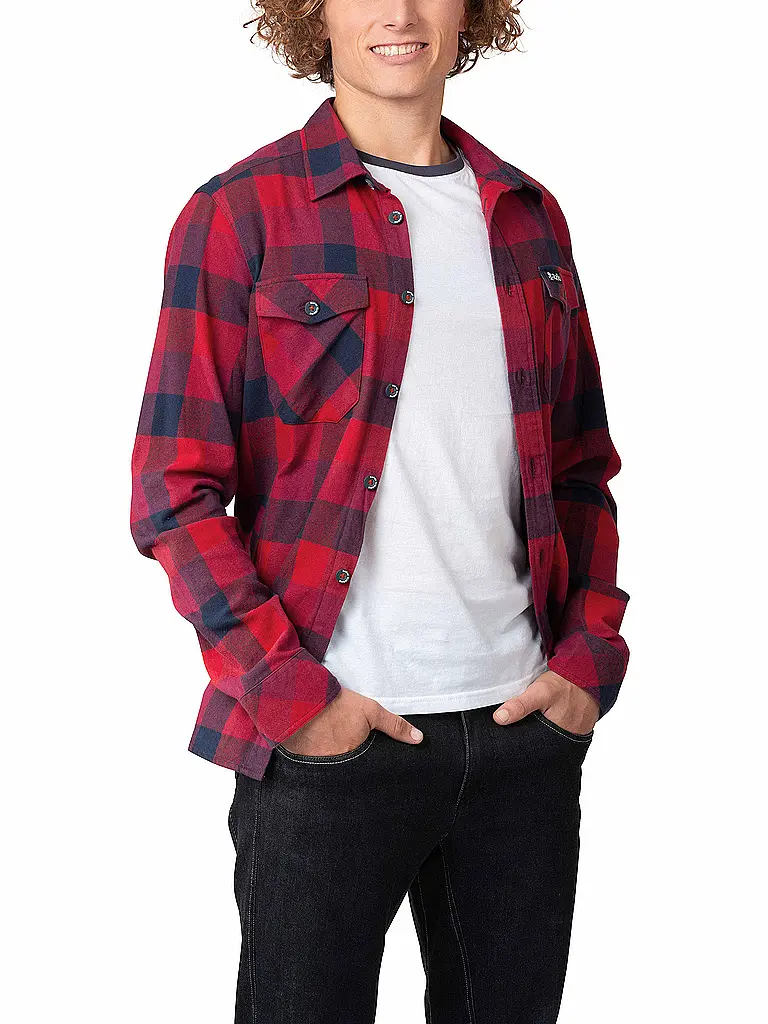 RAFIKI | Camicia da arrampicata da uomo Virage Flannel |