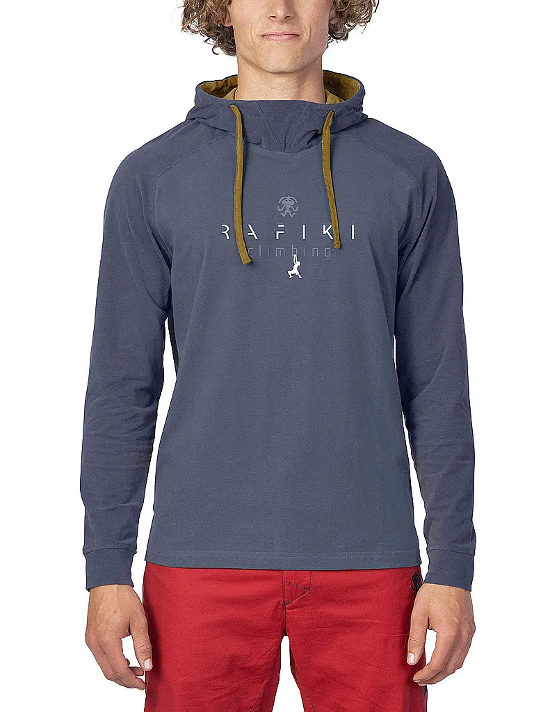 RAFIKI | Felpa da arrampicata da uomo Traverse Hoodie | Blu scuro