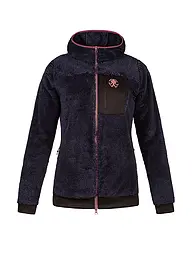 RAFIKI | Giacca in pile da donna Tarifia con cappuccio | Blu scuro