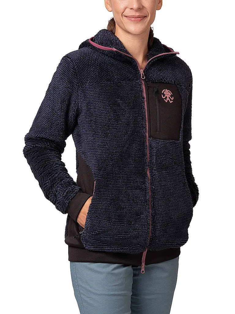 RAFIKI | Giacca in pile da donna Tarifia con cappuccio |