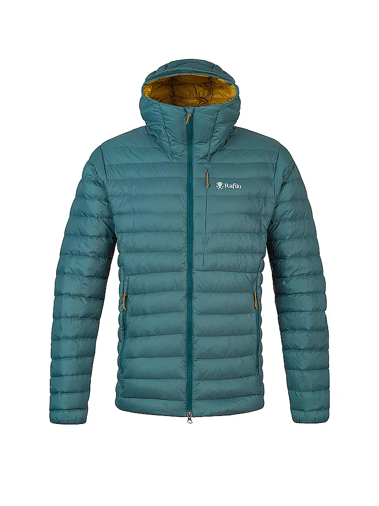 RAFIKI | Iso Giacca da uomo Project RDS Down con cappuccio | Petrolio
