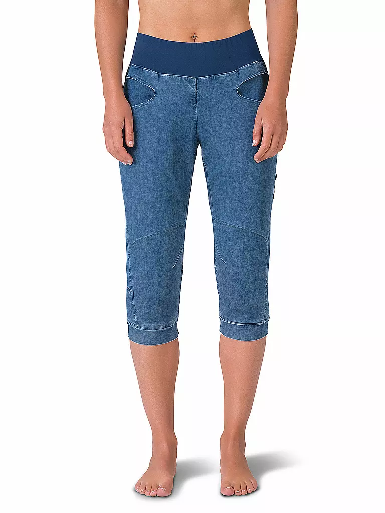 RAFIKI | Jeans da arrampicata da donna Chain Capri 3/4 | Blu