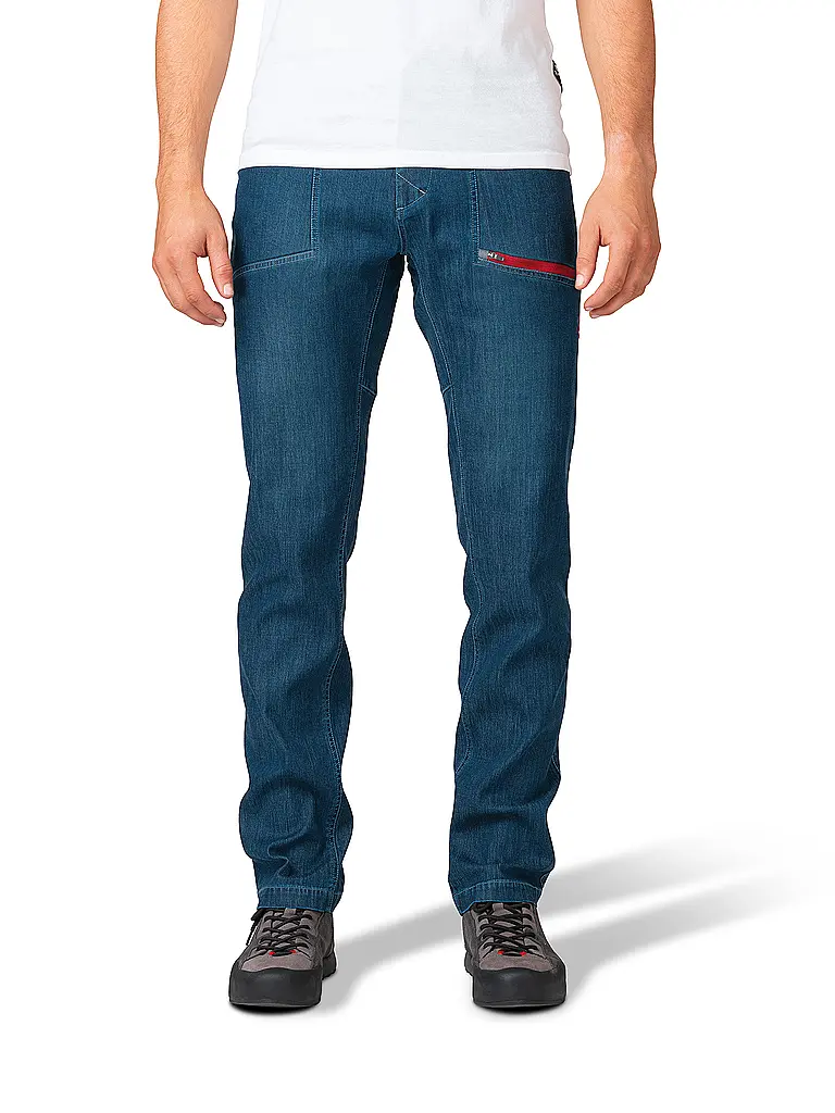 RAFIKI | Pantaloni da arrampicata da uomo Rocca | Blu scuro