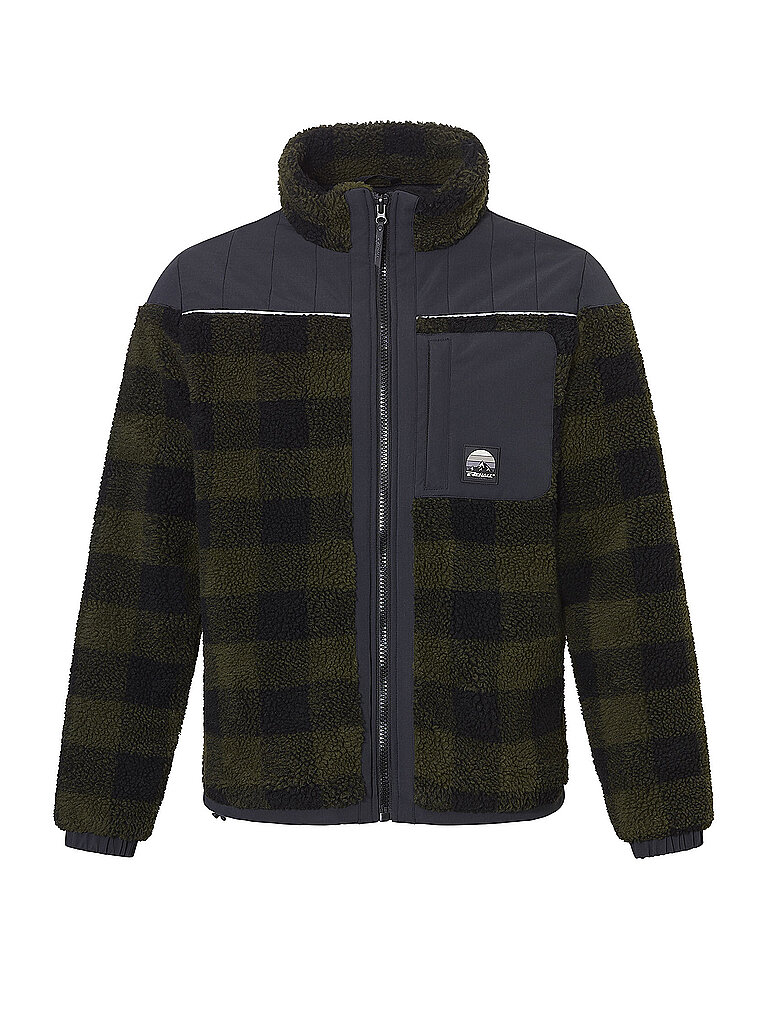 Giacca in pile da uomo RITCHALL-R oliva S