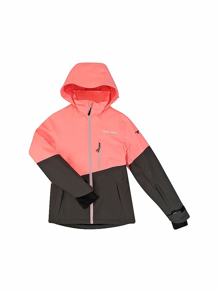 Giacca da snowboard da ragazza LIV-R-JR corallo 164