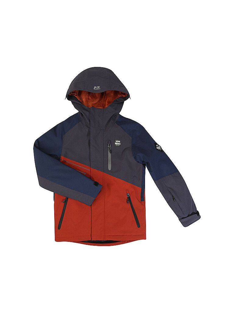 Giacca da snowboard da ragazzo CRAVIN-R-jr arancione 128