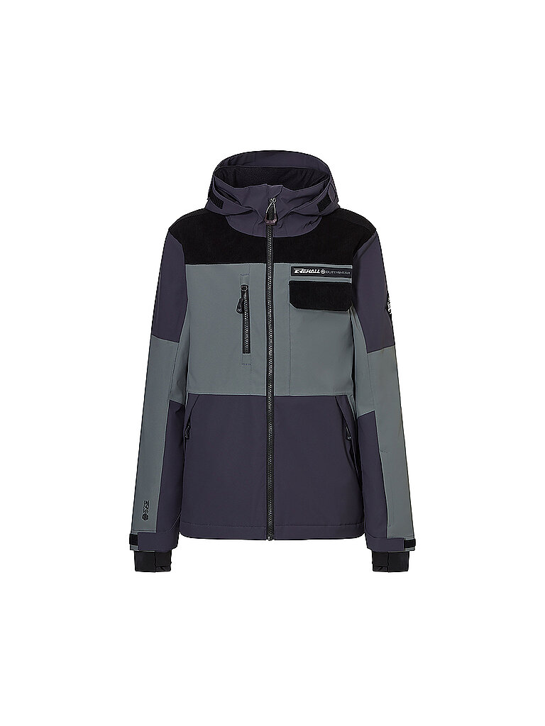 Giacca da snowboard da ragazzo BOTEV-R-jr grigio 140