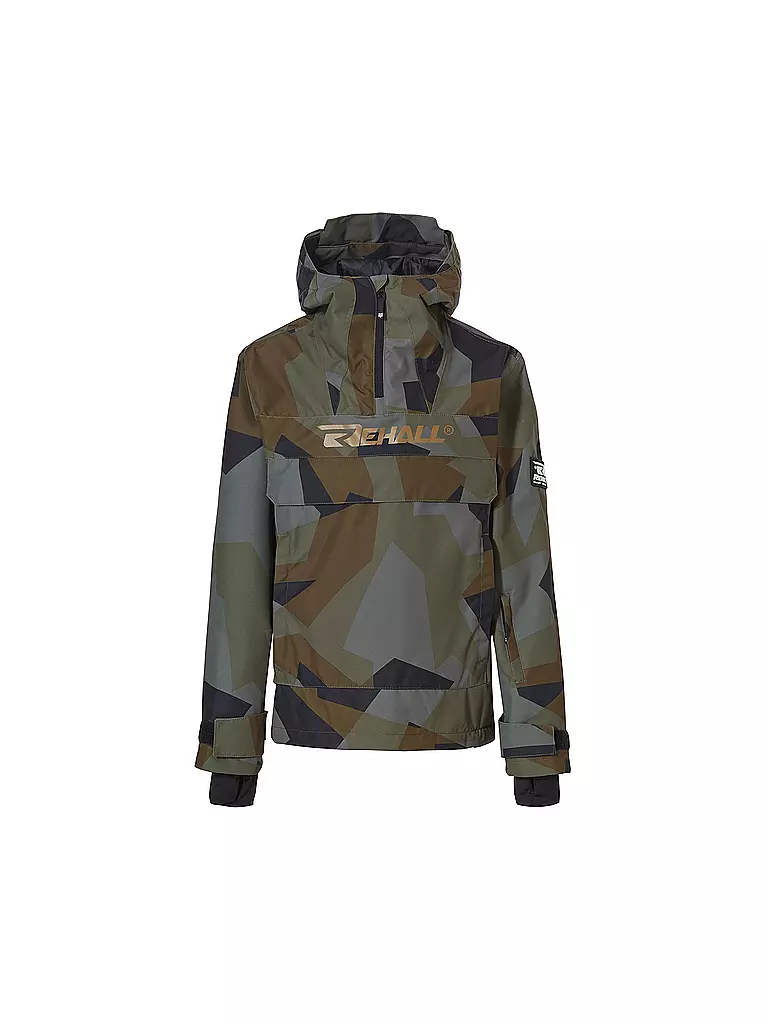 REHALL | Giacca da snowboard a pullover da ragazzo Artrix-R-JR | Oliva