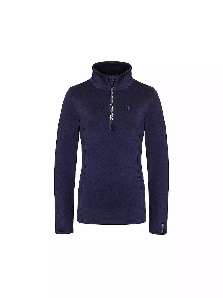 REHALL | Zipshirt intimo da ragazza Micha-R-JR | Blu scuro