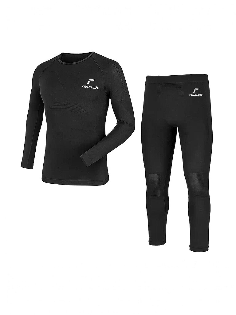 Set di biancheria intima funzionale da uomo nero XL