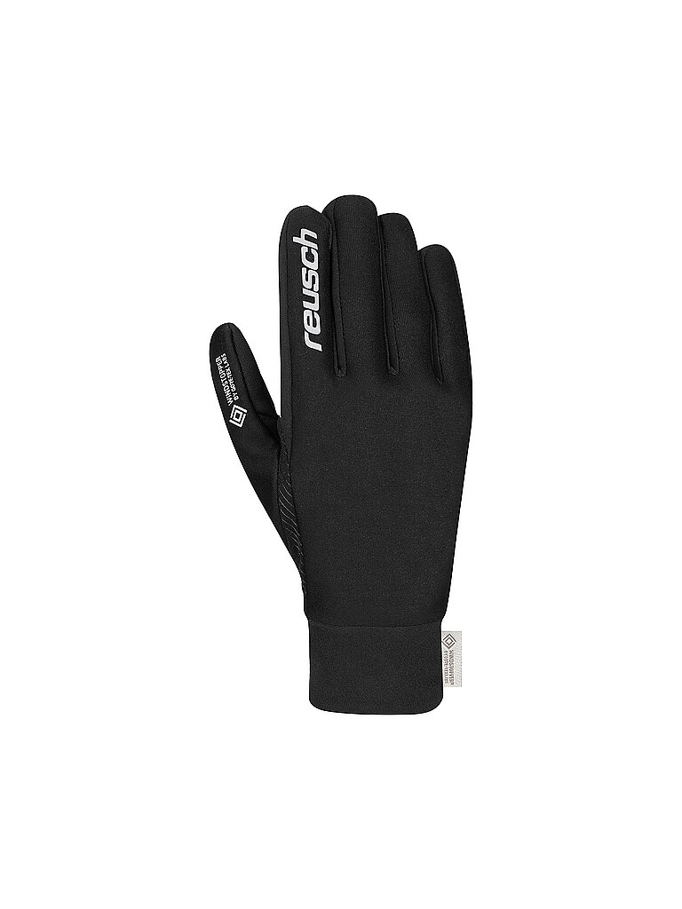 Guanti in pile da uomo Karayel Windstopper nero 9