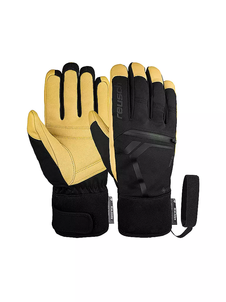 REUSCH | Guanti da sci da uomo Down Spirit GORE-TEX SC | Cammello