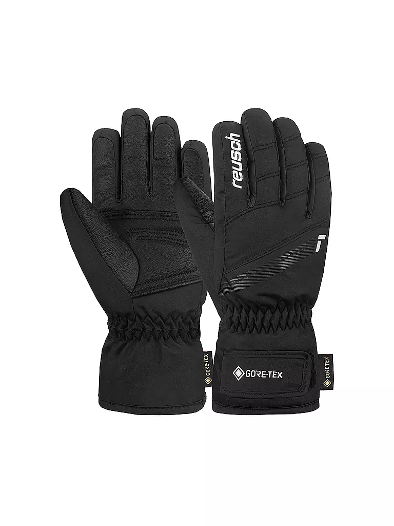 REUSCH | Guanti da sci per bambini Tommy Gore-Tex Junior | Nero