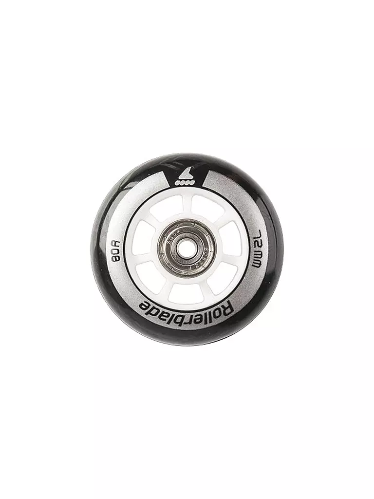 ROLLERBLADE | Kit ruote 72mm/80A+SG5 (8 pz.) | Nero