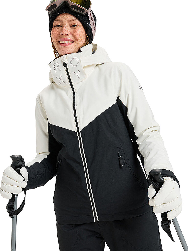 Giacca da snowboard da donna Free Jet Block con cappuccio nero L